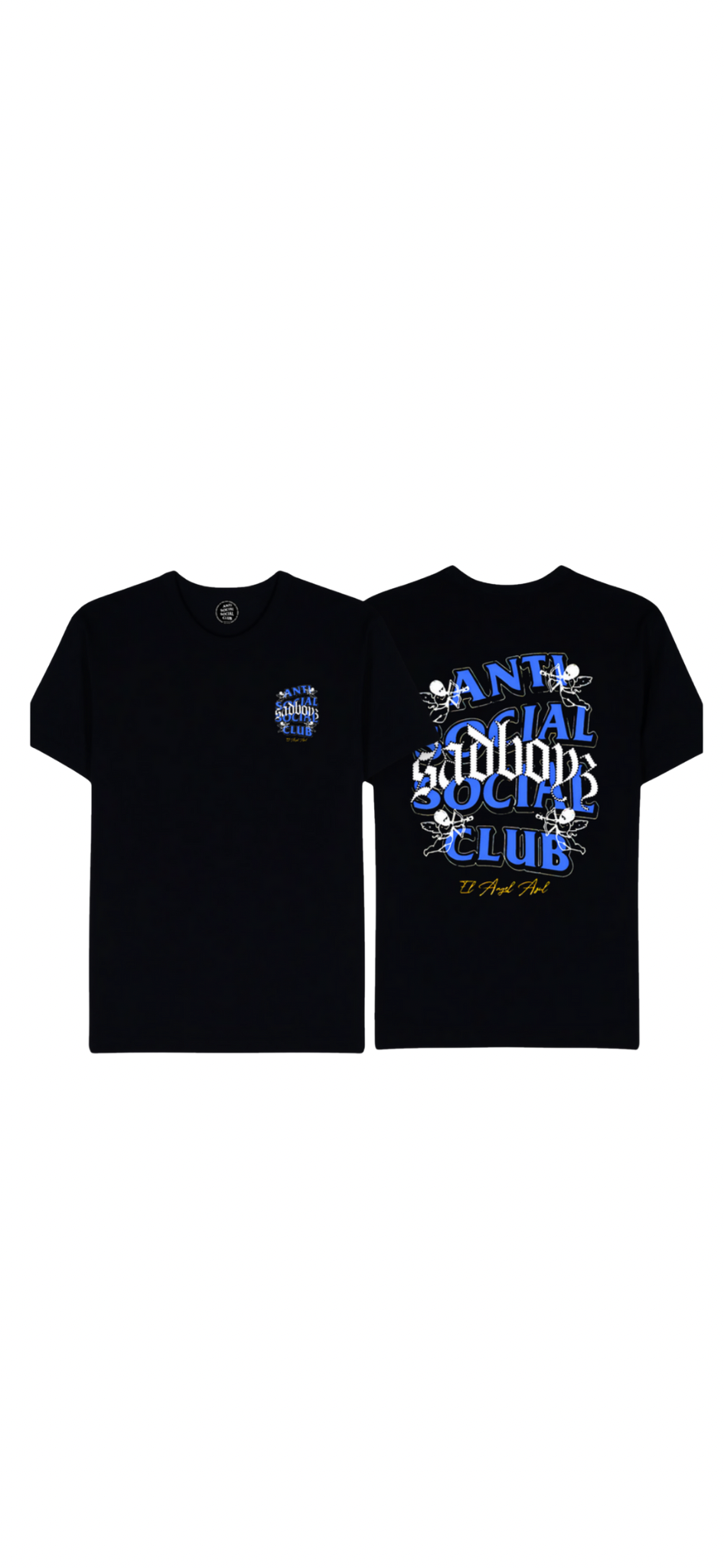 Playera regular fit anti social club Sad Boyz