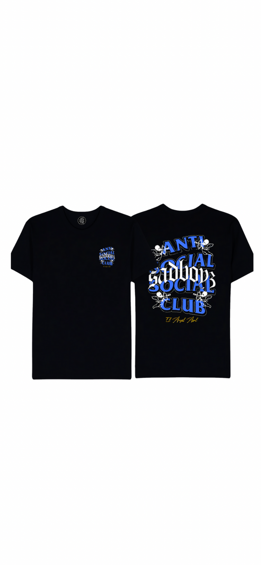 Playera regular fit anti social club Sad Boyz
