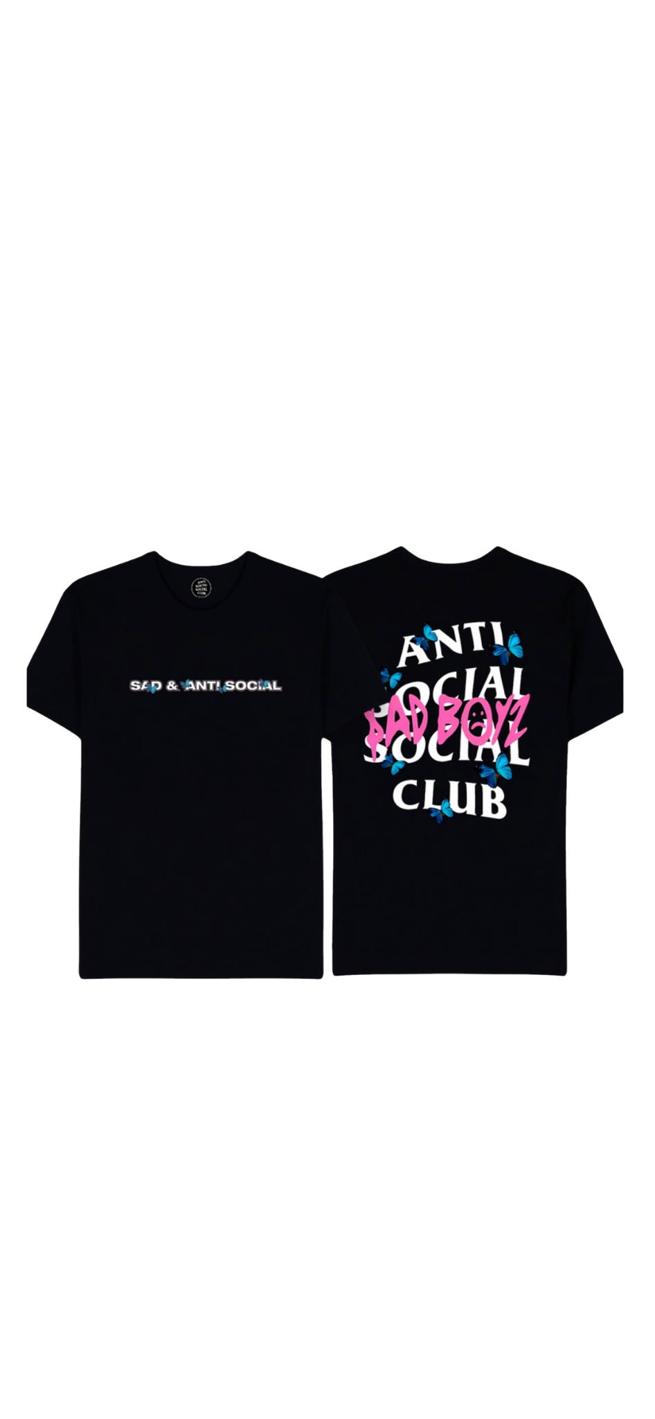 Playera Regular fit Anti social club Sad Boyz