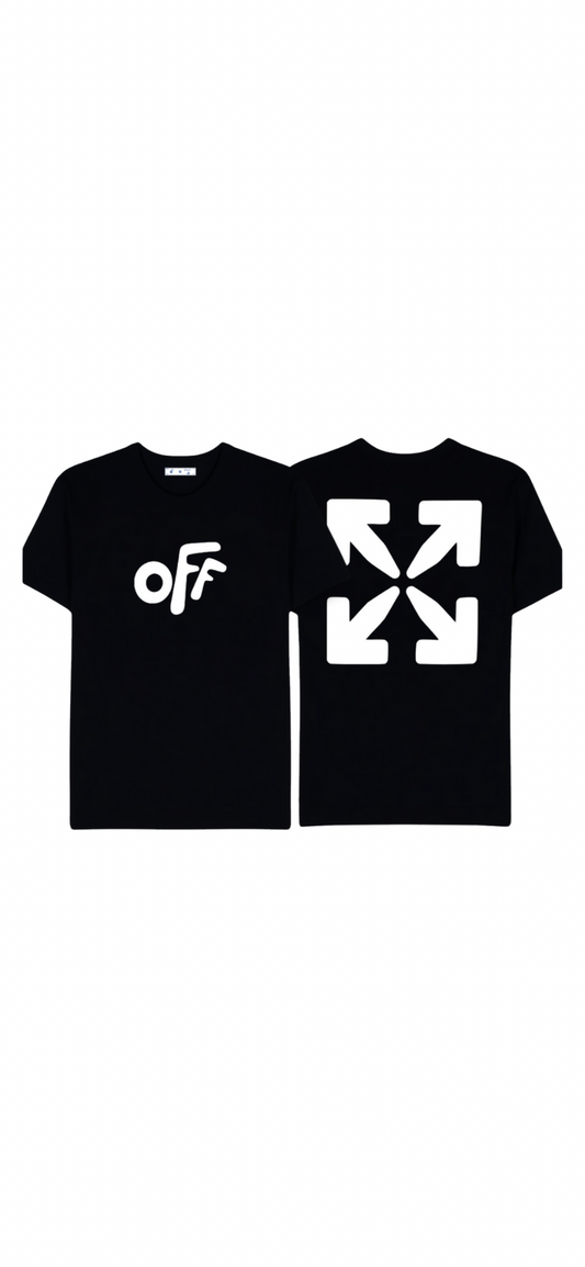 Playera Off White Regular fit