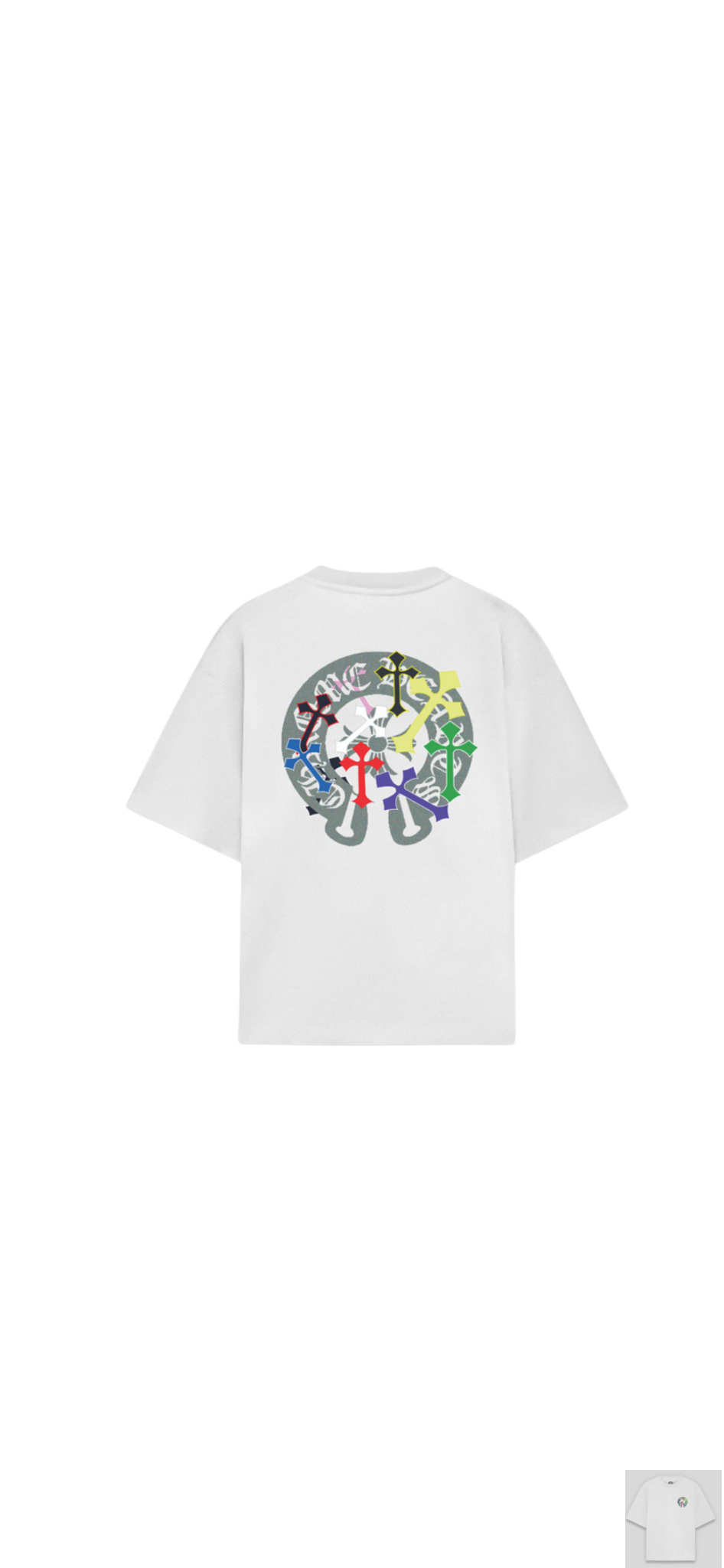 Playera Chrome Hearts Oversized