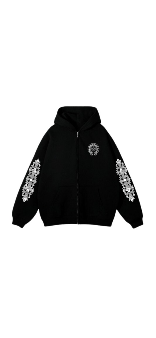 Sudadera de cierre Chrome Hearts
