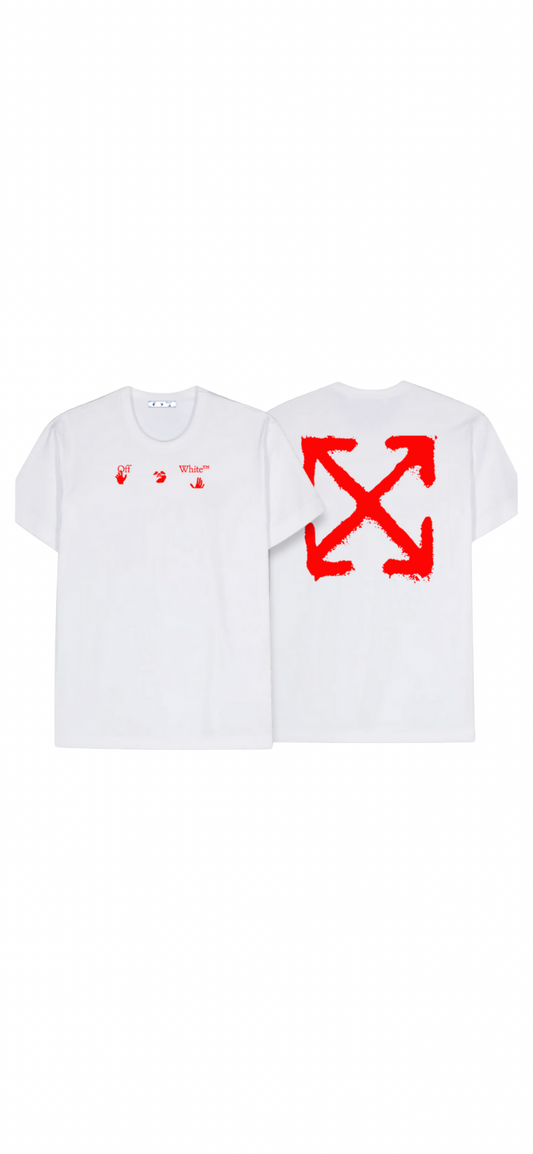 Playera Off White Regular Fit